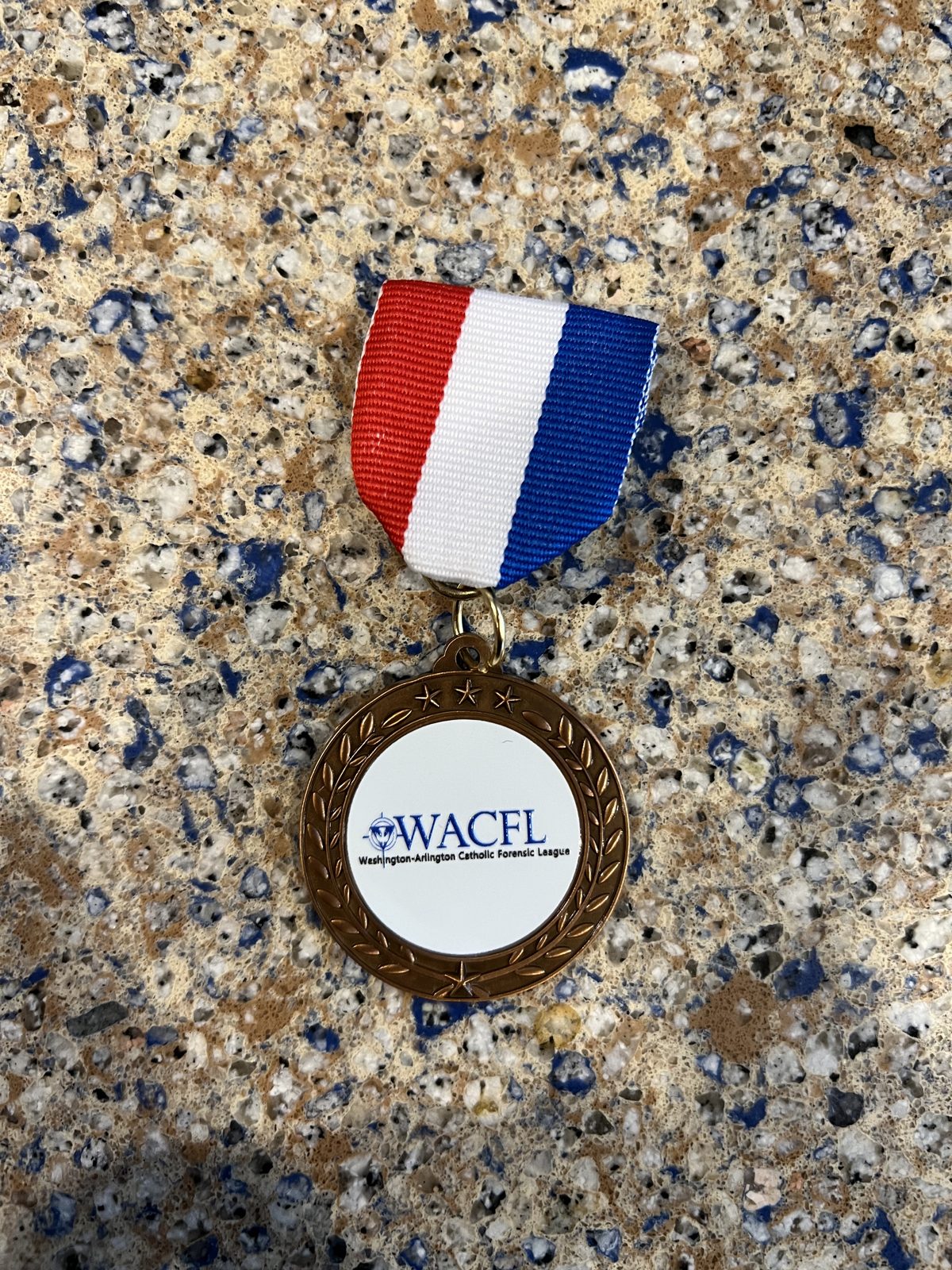 Competition medal awarded to Brendan